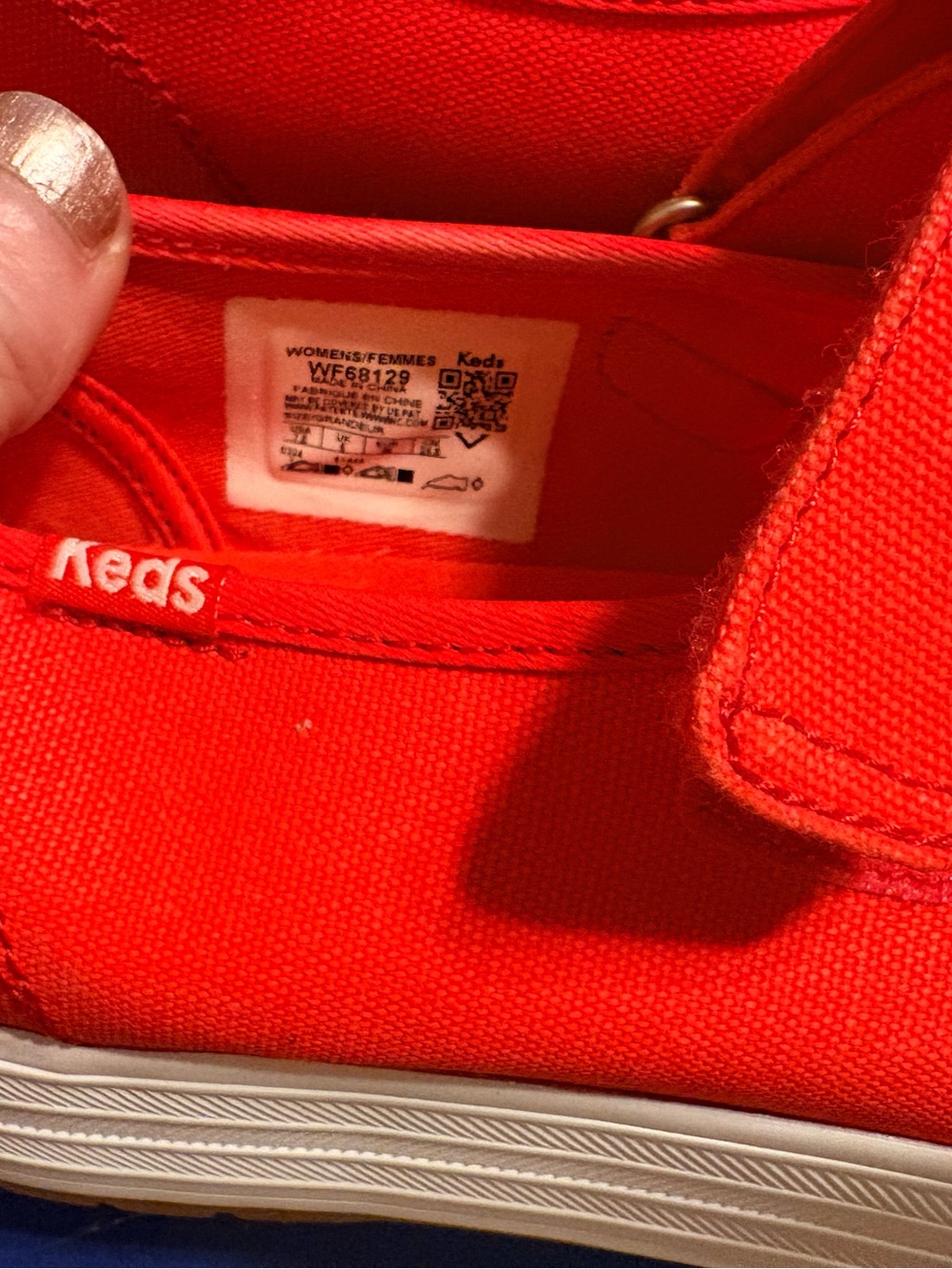 Brand NEW Women’s Keds Red Canvas Mary Jane Sneakers —NOT KIDS SHOES!!! - Picture 3 of 6